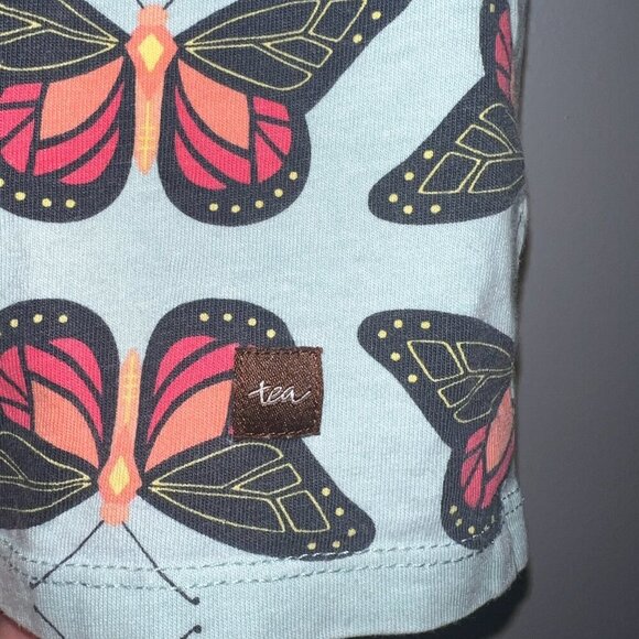 Tea Collection Butterfly Mighty Mini Dress Size 5 - Picture 6 of 6